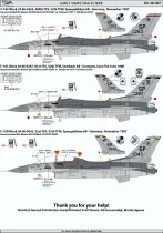 PK48007 F-16A/B/C/D Fighting Falcon USAFE Hahn/Spangdahlem