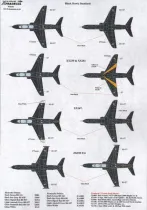 XD72167 Hawk T.1A & T.2 Overall Black Schemes