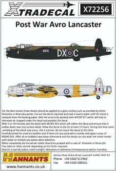 XD72256 Lancaster Nachkriegszeit