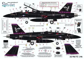 SY72146 F/A-18F Super Hornet Vandy One