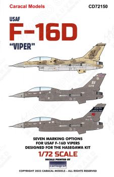 CD72150 F-16D Fighting Falcon U.S. Air Force