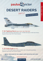 PV44002 F-15E Strike Eagle & F-16C Fighting Falcon Desert Raiders Part 2