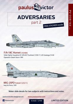 PV44008 F/A-18C Hornet & MiG-25PD Foxbat-E Adversaries Teil 2