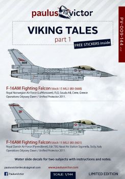 PV44009 F-16AM Block 15 MLU Fighting Falcon Viking Tales Teil 1