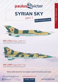 PV44010 MiG-21bis Fishbed-L & MiG-23MF Flogger-B Syrian Sky Part 1