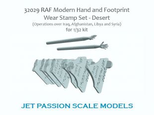 JP32029 Hand and Footprint Wear Stamp Set (RAF in Desert Operations)