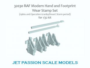JP32030 Hand and Footprint Wear Stamp Set (RAF Desert Storm)