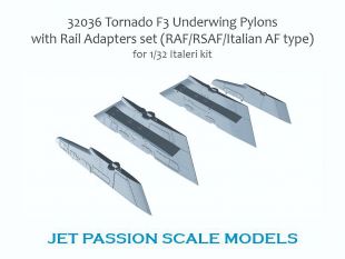 JP32036 Tornado F.3 Underwing Pylons with Rail Adapters (for Italeri)