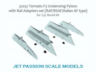 JP32037 Tornado F.3 Underwing Pylons with Rail Adapters (for Revell)