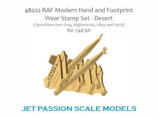 JP48022 Stempel für Hand- und Fußabdrücke (RAF in Wüsten-Operationen)