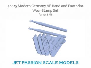 JP48025 Stempel für Hand- und Fußabdrücke (deutsche Luftstreitkräfte)