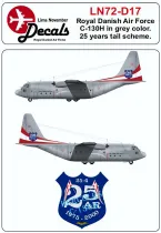 LN72-D17 C-130H Hercules mit Jubiläumsmarkierungen