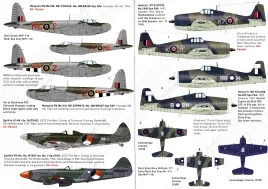 DD48078 Hellcat, Mosquito, Spitfire & Tiger Moth Royal Air Force/Royal Navy