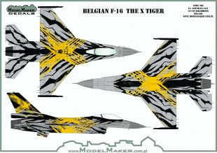MOD48179 F-16AM Block 20 Fighting Falcon X Tiger