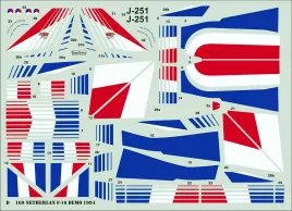 MOD72160 F-16A Block 10 Fighting Falcon Demo-Team 1994