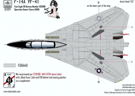 HUN32097 F-14A Tomcat Queen of Spades