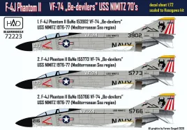 HUN72223 F-4J Phantom II VF-74 Be-Devilers