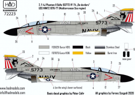 HUN72223 F-4J Phantom II VF-74 Be-Devilers