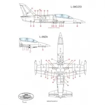 ACD48025 L-39C/ZO/ZA Albatros Stencils