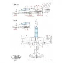 ACD48025 L-39C/ZO/ZA Albatros Stencils