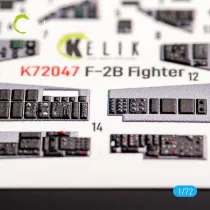 K72047 F-2B Viper Zero 3D printed Cockpit Details
