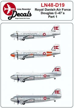 LN48-D19 C-47A Skytrain Royal Danish Air Force Part 1