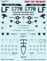 CD32025 F-16D Block 42 Fighting Falcon MiG-Killer