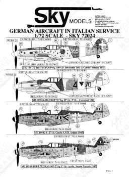 SKM72024 Deutsche Flugzeuge in italienischem Dienst WK II