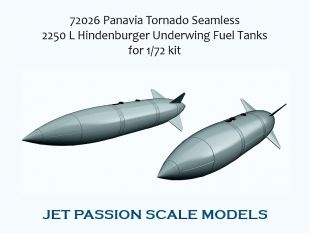 JP72026 Tornado 2,250 L Seamless Hindenburger Fuel Tanks
