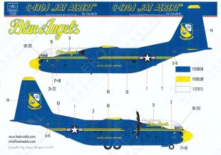 HUN72269 C-130J Hercules Blue Angels