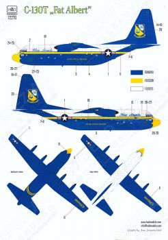 HUN72270 C-130T Hercules Blue Angels