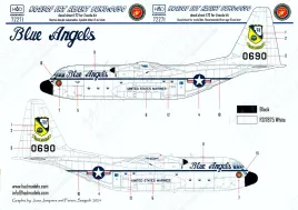HUN72271 KC-130F Hercules Blue Angels