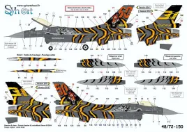 SY48150 F-16AM Block 20 Fighting Falcon NATO Tiger Meet 2011 & 2012