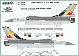 MOD48202 F-16AM Fighting Falcon 8,000 Flight Hours BAF