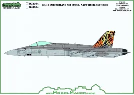 MOD48204 F/A-18C Hornet NATO Tiger Meet 2023