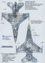 PRO322401 F-16C/D Fighting Falcon High Visibility Stencils