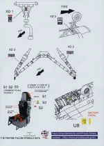 PRO482402 F-16C/D Block 52+ Adv Fighting Falcon Low Visibility Stencils