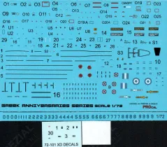 PRO722401 F-16C/D Fighting Falcon High Visibility Stencils