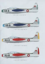 LN32-D15 F-84G Thunderjet Royal Danish Air Force Middle Period