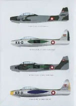 LN72-D22 F-84G Thunderjet Royal Danish Air Force Middle Period