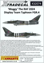 XD32074 Eurofighter Typhoon FGR.4 Moggy RAF Display Team 2024
