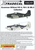 XD48249 Wildcat F4F-4, FM-1 & Mk.V