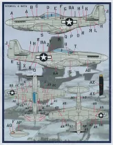 FBD48094 P-51 Mustang Meyer’s Maulers 487th FS Part 1
