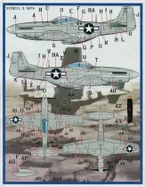 FBD48095 P-51 Mustang Meyer’s Maulers 487th FS Part 2