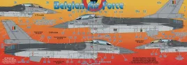 DCD4876 F-16A/B MLU Fighting Falcon belgische Luftwaffe Staffelzeichen, Zappings und Stencils