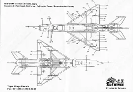 TW32118 MiG-21 Fishbed/LanceR Romanian Air Force