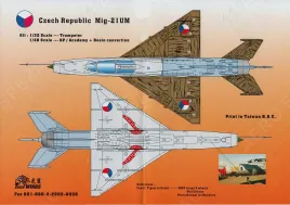 TW32121 MiG-21UM Mongol-B tschechische Luftwaffe