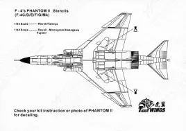 TW48114 F-4 Phantom II Stencils