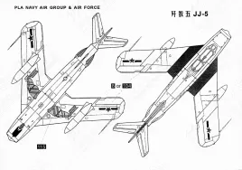 TW488104 MiG-17 Fresco & JJ-5 Fresco chinesische Luftwaffe und Marine