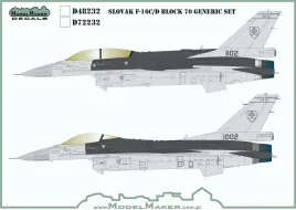 MOD72232 F-16C/D Block 70 Fighting Falcon Slovak Air Force